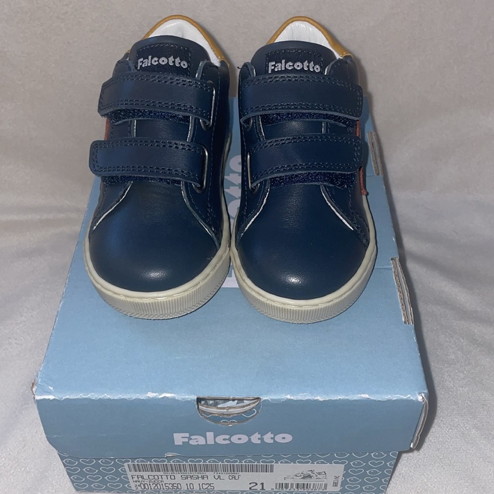 NWT FALCOTTO SASHA VL - Leather sneakers - Navy-Red - Picture 7 of 13